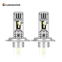 Nouveau projecteur de voiture LUXFIGHTER série Q36, ampoule de phare LED 60W 12V H4 6000LM super lumineuse, blanc froid 6500K, aluminium