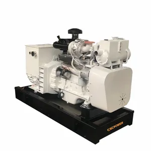 Standby use 80KW/100KVA marine diesel generator powered by good engine with CCS approved open diesel generator