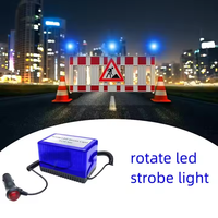 Feu de signalisation rotatif LED jaune haute luminosité étanche pour véhicule, à fixer sur voiture, pour une utilisation nocturne en toute sécurité