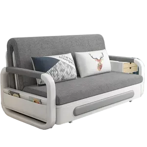 Cum gỗ hiện đại có thể gập lại sofa divano Letto phòng khách sofa bộ giường cnlf tiết kiệm không gian phòng khách cama góc sofa giường vải