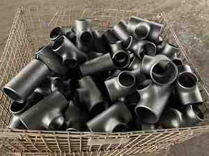 Ống thép carbon lắp LR SR mông hàn ASTM A234 wpb liền mạch mông hàn ống lắp TEE 1/2 "~ 24" Ống phù hợp - Product Image 2