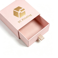 Boîte cadeau tiroir personnalisée avec logo, en carton rigide recyclable et pelliculage mat, pour sweats à capuche, t-shirts et vêtements