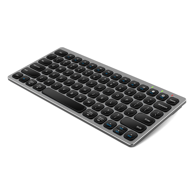 New Arrival Mini USB-C RGB Backlit Ultra Slim Compact Keyboard Media Hotkeys Thin 78 Keys PC Computer Laptop