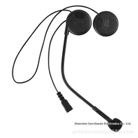 Casque Stéréo Classique Europhone L1M pour Casques de Moto, Écouteurs Sans Fil Étanche en ABS pour Appels et Musique