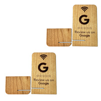 Support de commentaires en bois NFC, carte de commentaires en bois
