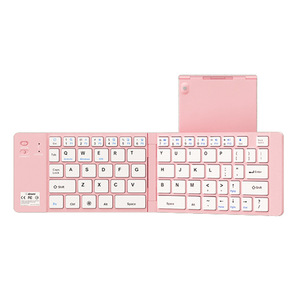 फोल्डेबल कीबोर्ड मिनी म्यूट टैबलेट कंप्यूटर गिफ्ट वायरलेस कीबोर्ड पोर्टेबल सपोर्ट मैक जीत एंड्रॉइड - Product Image 2