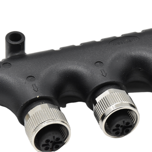 Thiết bị hàng hải mã hóa NMEA 2000 t-connector M12 nam cho nữ t-nhà phân phối IP68 nhựa 6 cách 5 pin đen - Product Image 5