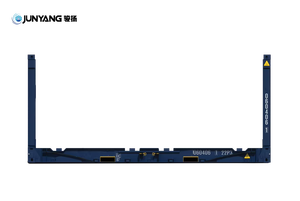 ตู้คอนเทนเนอร์ขนส่งแบบพับได้ขนาด 20 ฟุต ผลิตจากเหล็กคอร์เทน พื้นไม้ พร้อมชั้นวางของแบบแห้ง - Product Image 2