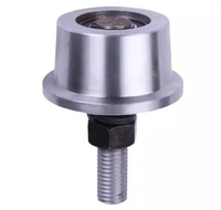 Roue à rouleaux en acier à bride simple pour poutre en H, à roulement conique, pour levage, poulie de canalisation, 2 pouces, pour applications ferroviaires et minières
