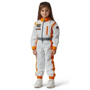 Kostum Film TV Astronot Anak-anak Setelan Jumpsuit Spaceman Pakaian Bermain Peran Pesta Halloween Pakaian Anak-anak Uniseks - Product Image 1