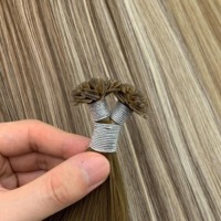 Fasimei Usine de cheveux humains fabriqués en usine en Chine Extensions de cheveux à la kératine Cheveux à pointe plate en stock Mini K Tip