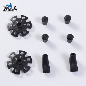 Kit d'accessoires pour bâtons de trekking Team Jaunty : embouts antidérapants en caoutchouc pour la neige, amélioration pour bâtons de randonnée - Product Image 1