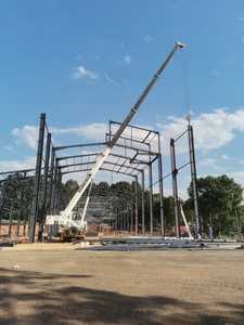 Xây dựng cửa hàng cấu trúc thương mại cao tầng và nhiều tầng Khung thép đúc sẵn để xây dựng tòa nhà văn phòng nhanh chóng - Product Image 4