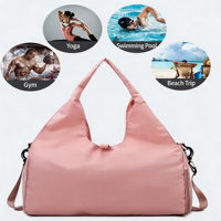 Sac de yoga de luxe imperméable et tendance pour voyage, livraison rapide, sac de sport élégant avec logo personnalisé, prix d'usine