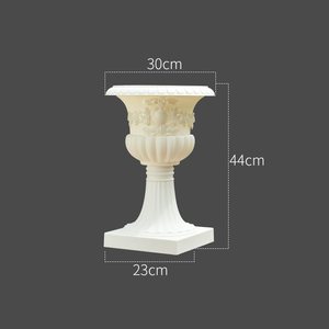 <span class=keywords><strong>Maceta</strong></span> de columna romana, nuevo estilo, <span class=keywords><strong>maceta</strong></span> estética europea moderna blanca, decoración de boda, artículos multiusos - Product Image 6