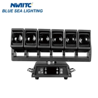 Barre de projecteurs LED mobiles 6x60W à faisceau pixel zoom-wash de qualité professionnelle pour concerts, festivals et événements de diffusion