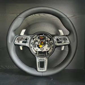 Volante Deportivo YLD Personalizado de Fibra de Carbono con Alcántara y LED, Compatible con <span class=keywords><strong>Porsche</strong></span> 718 911 971 959 992 <span class=keywords><strong>Boxster</strong></span> 997 Macan - Product Image 6