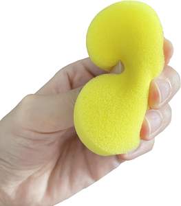 Spugna Assorbente Rotonda in Ceramica Multiuso Gialla per Strumenti Artistici e Soggetti su Tela - Product Image 2