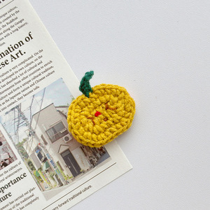 Tomato Yarn <strong>Girl</strong> Hair <strong>Accessories</strong> Decorate Hand DIY Hair Clip Crochet Hairpin - Product Image 4