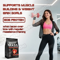 Bubuk Protein Organik MASS Label Pribadi OEM/ODM untuk Pembentukan Otot, Penambah Berat Badan MASS Gainer untuk Olahraga, Bubuk Protein Penambah Berat Badan MASS Gainer