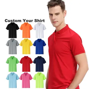 CT19 Camisas Personalizadas De Golfe Quick Dry Crianças Sublimação Blanks Meninos camisetas Mens tshirts Camisas Polo Com Logotipo Bordado