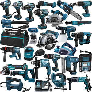 Ensemble d'outils <span class=keywords><strong>Makita</strong></span> 18V à gamme complète, outils robustes pour la construction et l'entretien industriel, kit combiné d'outils électriques sans fil sans balais - Product Image 1
