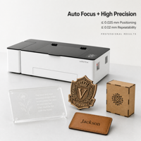 Découpeuse laser CO2 60W pour lettres en acrylique transparent, enseignes, présentoirs, bois, cuir, artisanat et fabrication de produits personnalisés pour les ateliers de signalétique