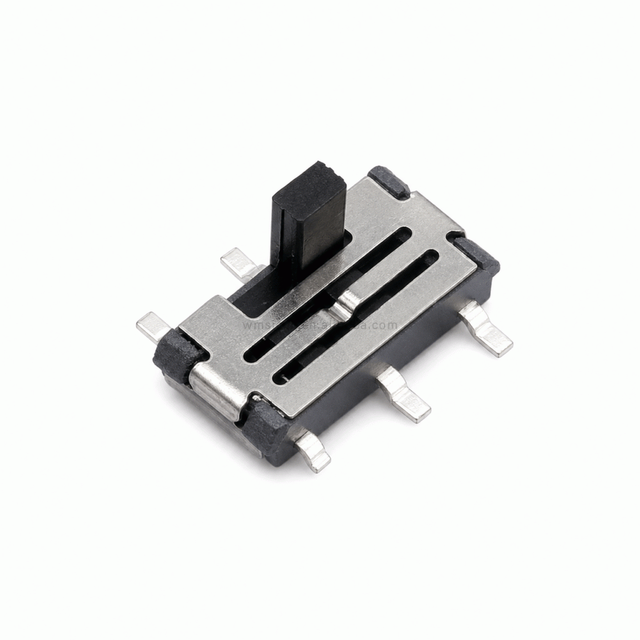 3AUJDAABA 6-Pin SMT Slide Switch Vertical H1.0 3AUJDAABA SMD-6P 7.2x3.5mm