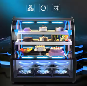 Tủ trưng bày bánh lạnh 3 tầng Thương mại với tủ trưng bày bánh cửa trước/sau - Product Image 2