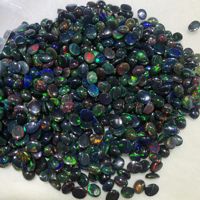 Opale noire en pierre naturelle en vrac pour bijoux Opale éthiopienne naturelle