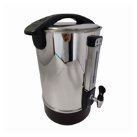 Bouilloire électrique 1500W 10L en acier inoxydable pour café, thé et eau chaude dans les restaurants et les hôtels