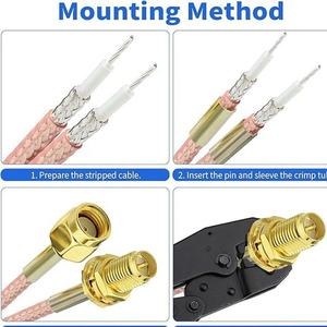 Câble coaxial RF à faible perte <span class=keywords><strong>Rg</strong></span> <span class=keywords><strong>316</strong></span> <span class=keywords><strong>Rg</strong></span>-<span class=keywords><strong>316</strong></span> Rg316 2.5mm - Product Image 5