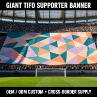 Drapeau de stade géant personnalisé en polyester avec impression numérique, durable et écologique, séchage rapide, drapeau rectangulaire pour événements sportifs