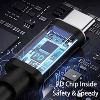 Cable de Carga USB C PD, Adaptador de Corriente Universal Tipo C a CC para Computadoras Portátiles Lenovo, Asus, Dell, Hp, Acer, Samsung, LG