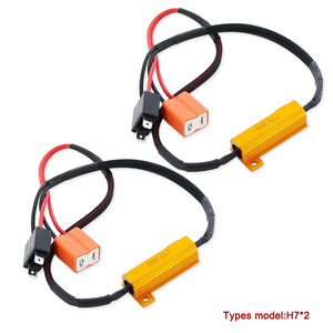 50W H1 H3 H7 H11 9006 Hb3 Hb4 H9 H8 H10 Car Load Resistor Error Canceller LED Decoder Canbus Free Wiring Canceller Decoder Light - Product Image 3