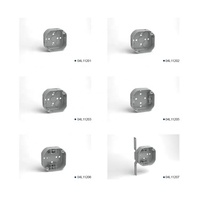 Boîtier de jonction électrique en acier inoxydable étanche IP65 3"x2"x3-1/2" pour extérieur, décoration intérieure, avec oreilles de fixation en plâtre