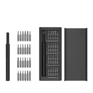 Jeu de tournevis magnétiques en plastique 25-en-1 45 #   Kit d'outils de précision multi-usages OEM en acier pour la réparation de téléphones portables et d'ordinateurs - Product Image 1