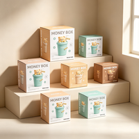 Boîte à monnaie en carton blanc standard imprimée sur mesure en usine, expédition rapide en 72h, boîte en carton recyclable en gros