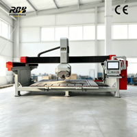 RBB HQ-3220D – Découpeuse à pont à cinq axes avec ventouse pour la découpe de pierre de granit, routeur CNC à fonctionnement automatique, écologique