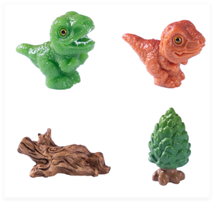 Venta al por mayor lindo árbol <span class=keywords><strong>de</strong></span> dibujos animados dinosaurio animales del zoológico escultura para niños 3D juguetes para niños fiesta <span class=keywords><strong>de</strong></span> cumpleaños pastel Topper maceta Decoración - Product Image 5