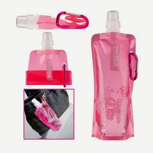 Botella de Agua Plegable Personalizada de PE de 483 ml, Botella de Agua Plegable Promocional para Campamento y Deportes - Product Image 4