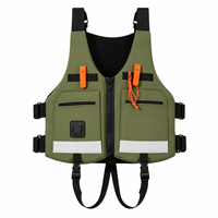 Chaleco Salvavidas Profesional de 150N para Aguas Rápidas con Espuma NBR, Correas Ajustables y Detalles Reflectantes para Rafting, Kayak, Canyoning y Rescate