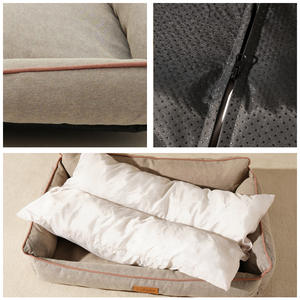 Universeel Hondenbed Voor Het Hele Seizoen Met Antislip Huisdierenmat Verwijderbaar Wasbaar Massief Patroon Voor Dierbenodigdheden Voor <span class=keywords><strong>Amazon</strong></span>-Groothandel - Product Image 3