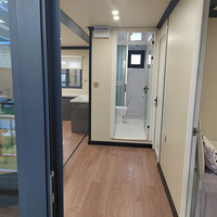 Maison conteneur moderne en acier et bois MK 10 pieds, extensible, design contemporain, 2-3 chambres, salle de bain, bureau, respirante 18