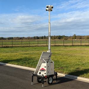 Remolques de Seguridad Solares, Remolque Móvil con Cámara <span class=keywords><strong>Solar</strong></span>, Remolque de Vigilancia Portátil con Energía <span class=keywords><strong>Solar</strong></span> para Exteriores y Terrenos Abiertos - Product Image 1