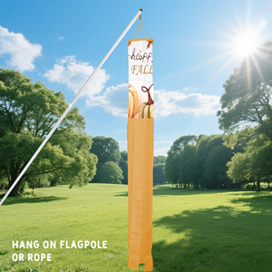 Customthe Feast of Thanksgiving Day Windsock Decor WindSock Digital Printed Flying Wind <b>Socks</b> for Yard Garden Porch - Product Image 4