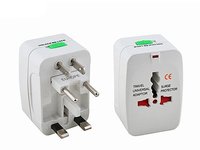 ABS 3 broches Smart 6A adaptateur de voyage universel multi-fonctionnel 4-Ac sortie couleur boîte agence prise courant nominal 16A