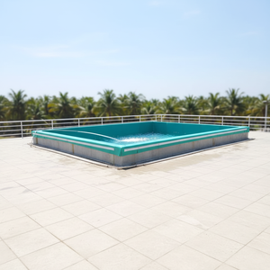 Piscina artificiale <span class=keywords><strong>vista</strong></span> <span class=keywords><strong>lago</strong></span> piscina impermeabile e Anti-infiltrazione 1mm blu LLDPE Geomembrane superficie liscia stagno Geomembrane - Product Image 3