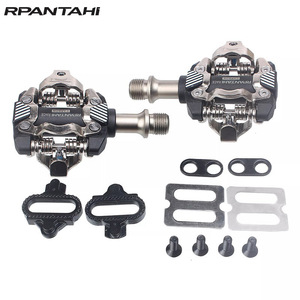 Pedales Ligeros de Fibra de Carbono con Calas de Bloqueo Compatibles con <span class=keywords><strong>SPD</strong></span> para Bicicleta de Carretera y Equipo para <span class=keywords><strong>MTB</strong></span> y Ciclismo - Product Image 2
