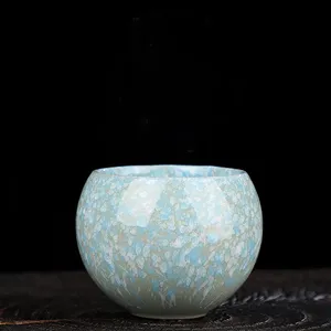 Bộ tách trà sứ kiểu trứng, gốm sứ Trung Quốc, phong cách Kung Fu, dùng làm cốc cà phê, đồ uống, đồ dùng bàn ăn - Product Image 5